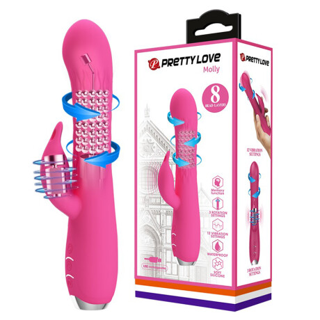 Molly Pretty Love Vibrador Rotador Silicona Rosa