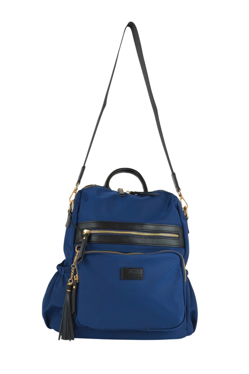 Mochila cartera azul