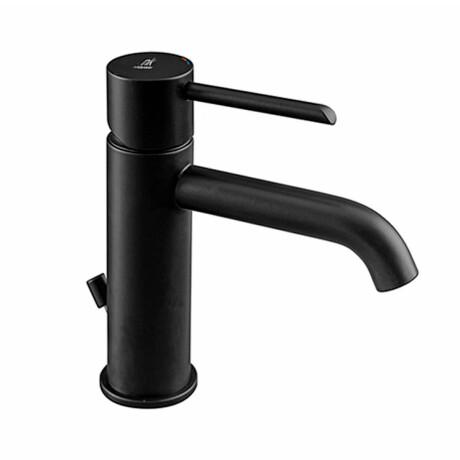 Griferia De Lavatorio Monocomando Vidrio/Cromo Negro Noken NEGRO