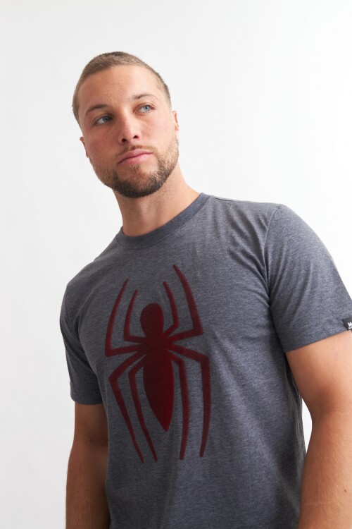 Camiseta m/c hombre GRIS OSCURO