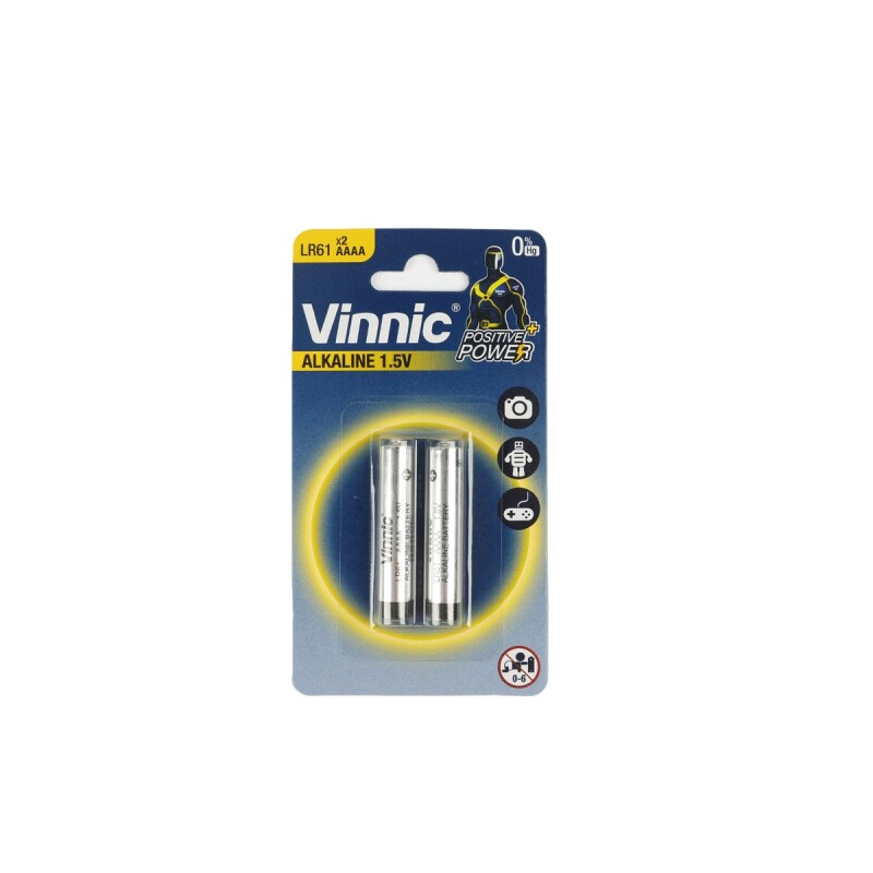 Pila AAAA alcalinas Vinnic pack X 2 Pila AAAA alcalinas Vinnic pack X 2