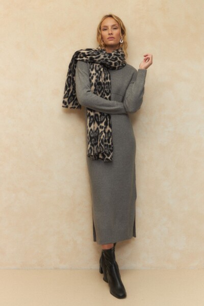 VESTIDO ACAPULCO Gris Melange