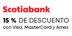 15% OFF con tarjetas Scotiabank