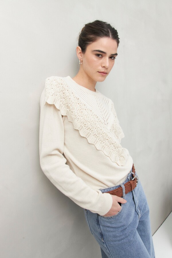 SWEATER SILVI Crudo
