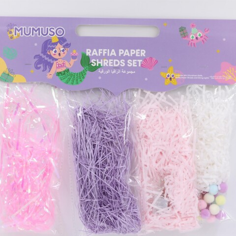 SET DE TRITURADORES DE PAPEL RAFIA (MORADO) SET DE TRITURADORES DE PAPEL RAFIA (MORADO)