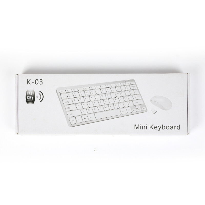 Combo mouse y teclado mini inalambrico K-03 Combo mouse y teclado mini inalambrico K-03