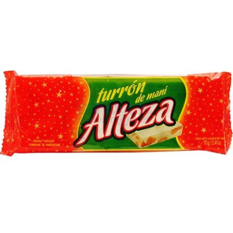 TURRON DE MANI ALTEZA 70G TURRON DE MANI ALTEZA 70G