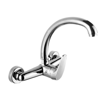 MONOCOMANDO CROMADO DE PARED PICO ALTO 000