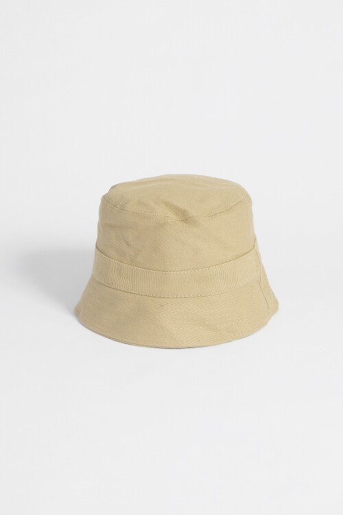 Bucket de tela beige