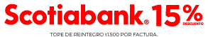 Beneficios Scotiabank 15%