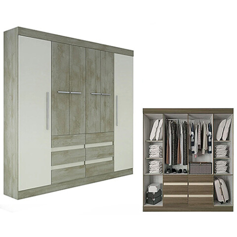 PLACARD DVN Viena BC20 - 6Ptas 6Caj. -Carvallo -Natural Sin color