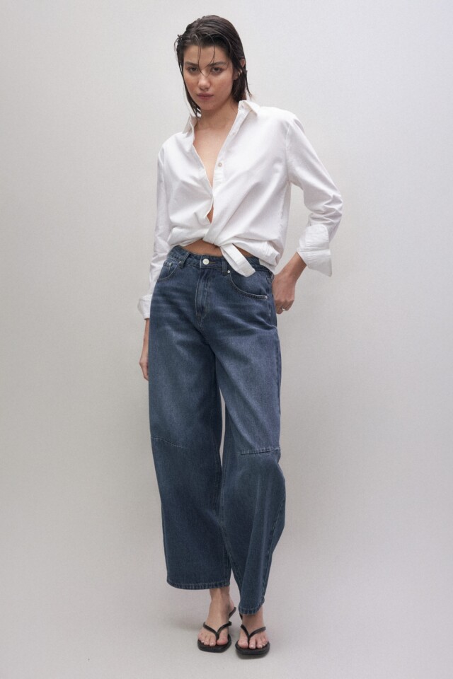 Jean Tove barrel jean medio