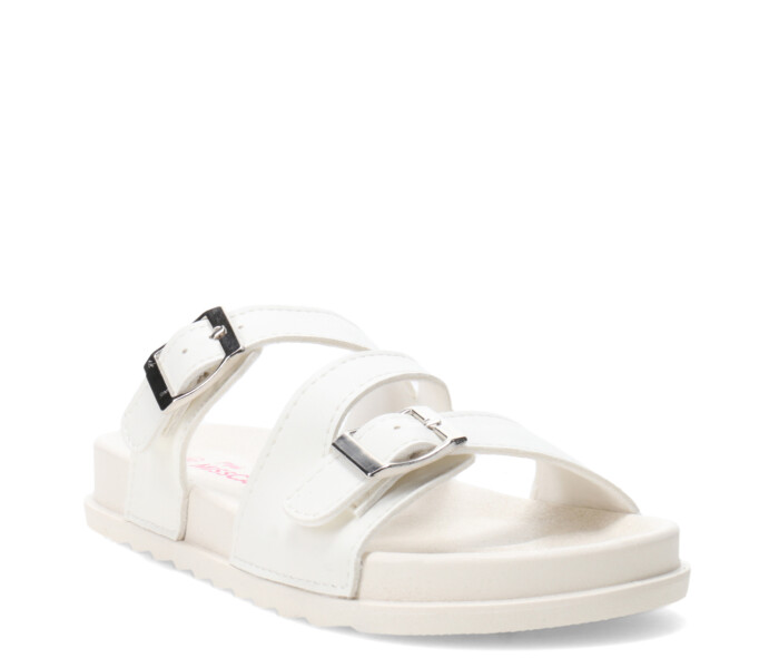 Sandalia de Niña MINI Miss Carol VINICA con hebillas Blanco