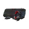 Pack Havit Gaming 4 en 1 KB501CM-SP Mouse, teclado, mousepad y auriculares Pack Havit Gaming 4 en 1 KB501CM-SP Mouse, teclado, mousepad y auriculares