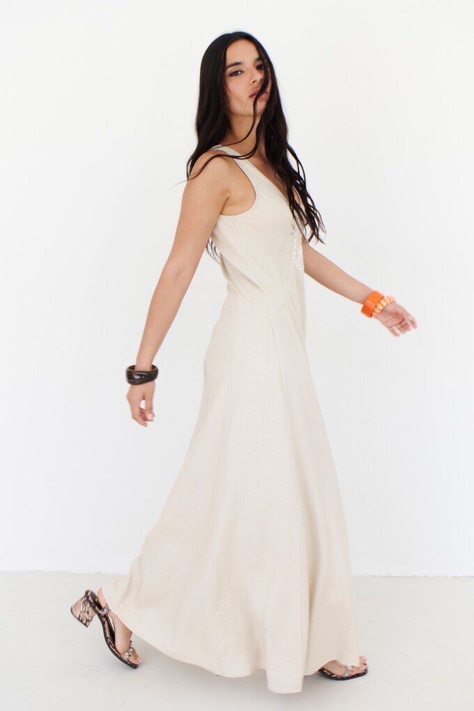 VESTIDO ROSARIO NATURAL