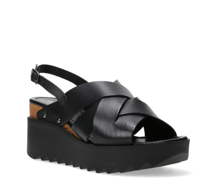 Sandalia de Mujer Bottero c/hebilla Negro