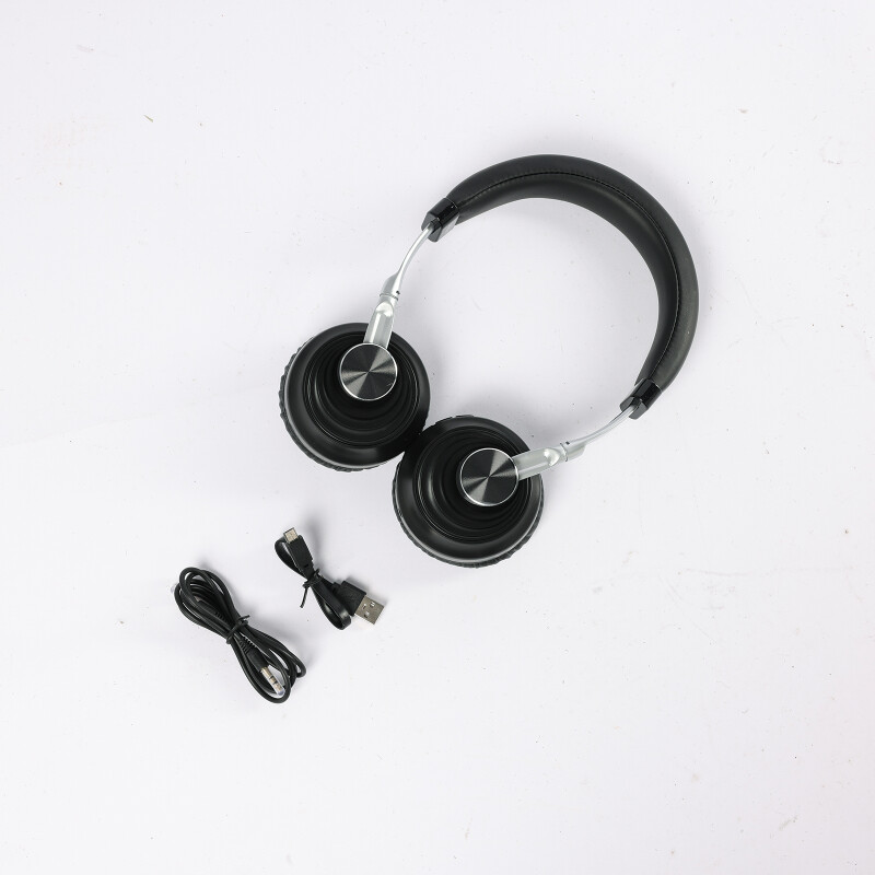 Auriculares bluetooth VJ083 con vincha ajustable negro Auriculares bluetooth VJ083 con vincha ajustable negro