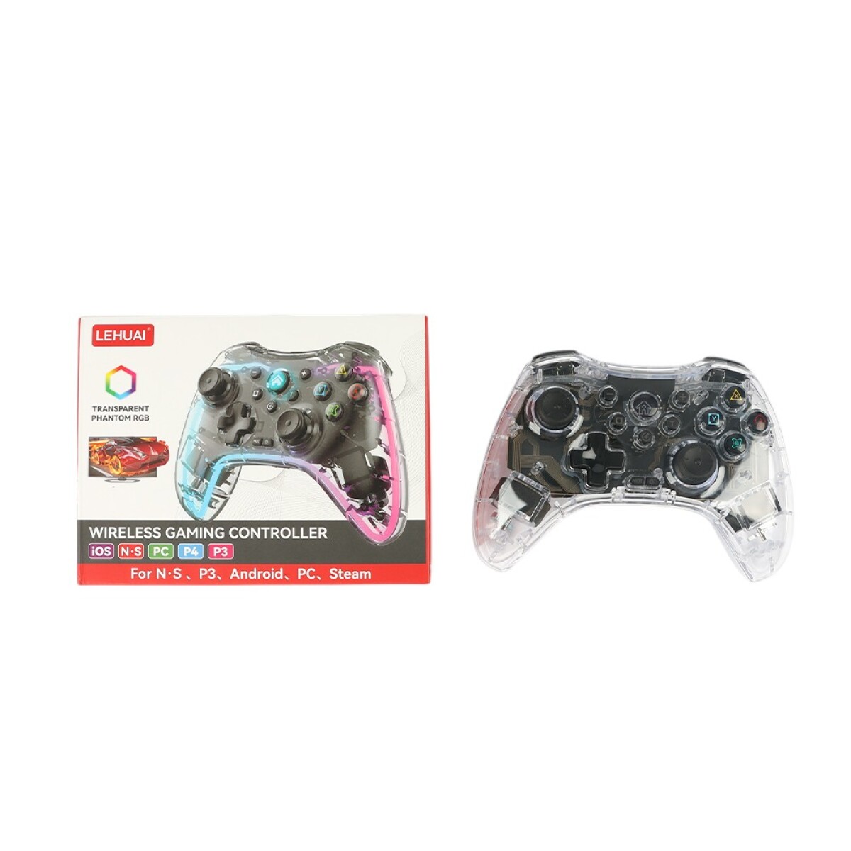 Joystick inalambrico compatible 5 en 1 PS3 PS4 y PC 