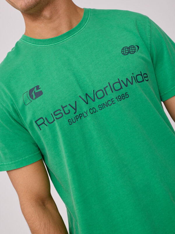 T-SHIRT ARLEN RUSTY Verde