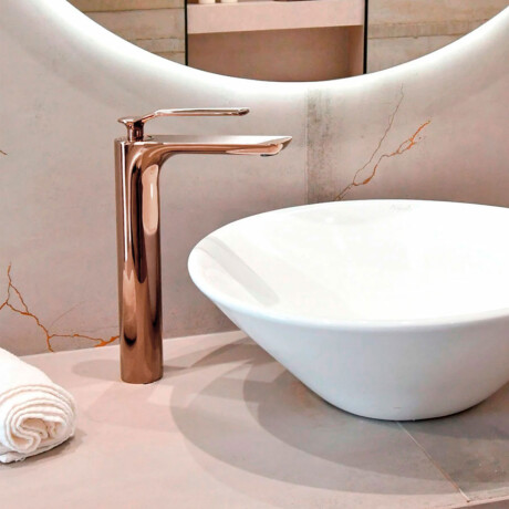 Griferia Para Lavatorio Monocomando Alto Apertura En Frio 35Mm Serie Modena 000