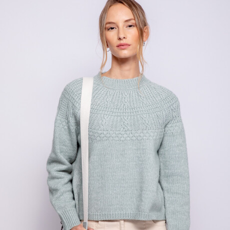 SWEATER FLORENCIA Agua Marina