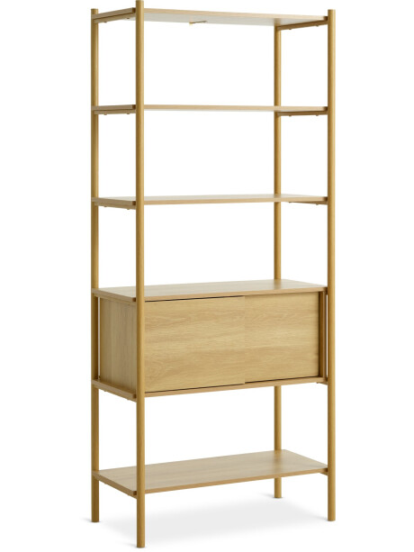 Estantería LINDVED 6 estantes 2 puertas Estantería LINDVED 6 estantes 2 puertas