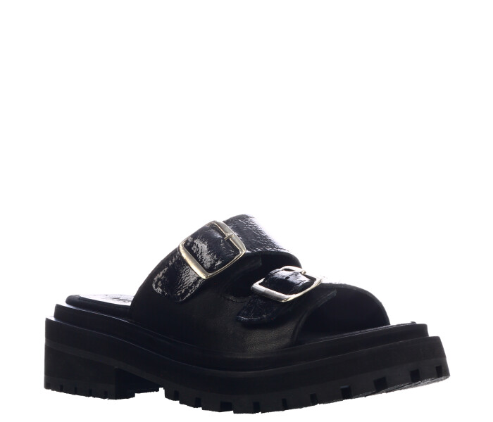 Sandalia de Mujer Miss Carol NANCY de cuero descalza Negro