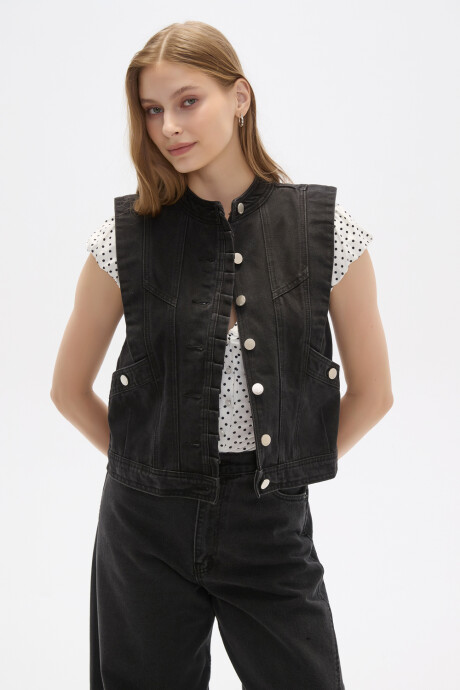 Chaleco Fira Gris Oscuro