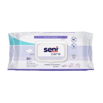 Toallitas Húmedas Adulto Seni Care C/tapa 80 Uds. Toallitas Húmedas Adulto Seni Care C/tapa 80 Uds.