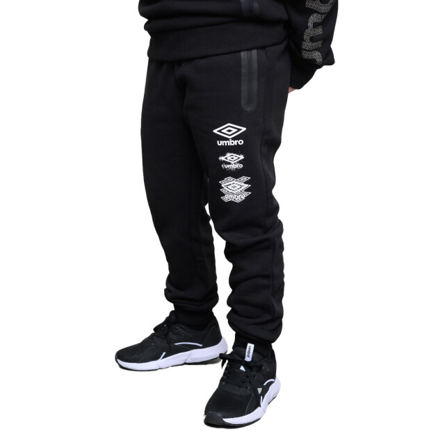 Pantalon de Niño Umbro Negro - Blanco