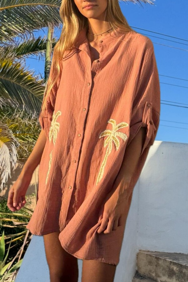 Túnica Palm Oro Rosa