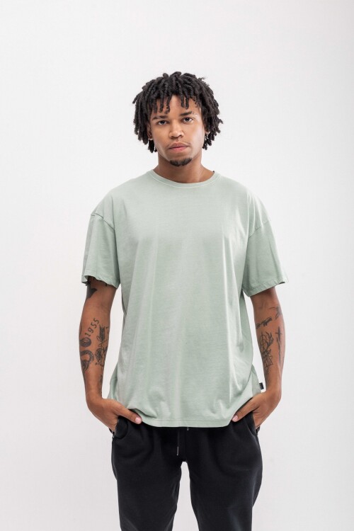 Remera Leon Verde claro