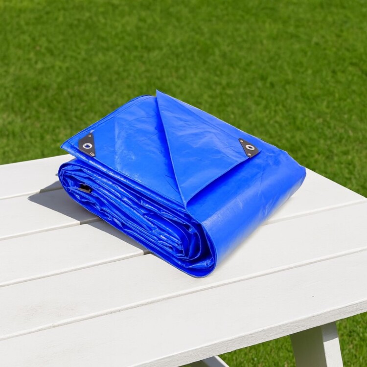 LONA 4 X 5 METROS AZUL