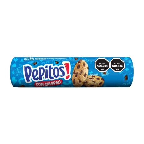 Galletas Pepitos 754 con Chispas de Chocolate 119GR AZUL