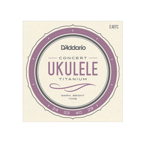 ENCORDADO UKELELE DADDARIO EJ87C TITANIUM CONCERT ENCORDADO UKELELE DADDARIO EJ87C TITANIUM CONCERT
