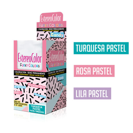 Tintas Funky EstereoColor Lila Pastel Candy
