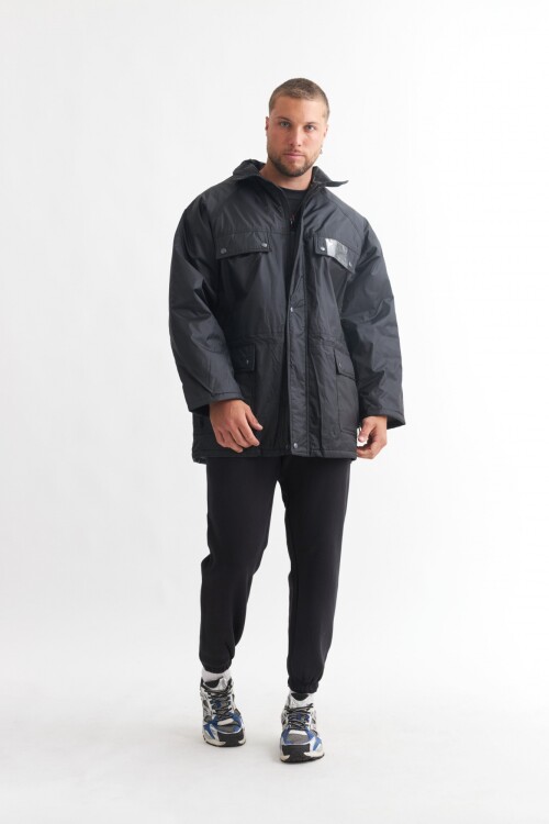 Campera impermeable NEGRO