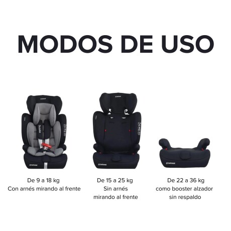 Bebesit Booster Convertible Suzuka 9 a 36 kg Bebesit Booster Convertible Suzuka 9 a 36 kg