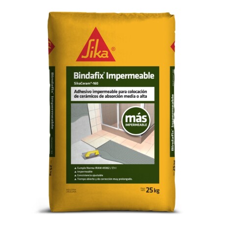 BINDAFIX IMPERMEABLE 25 KG BINDAFIX IMPERMEABLE 25 KG
