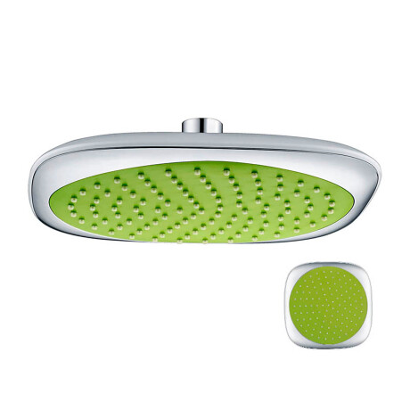 Roseta Verde Y Cromado 20Cm 000