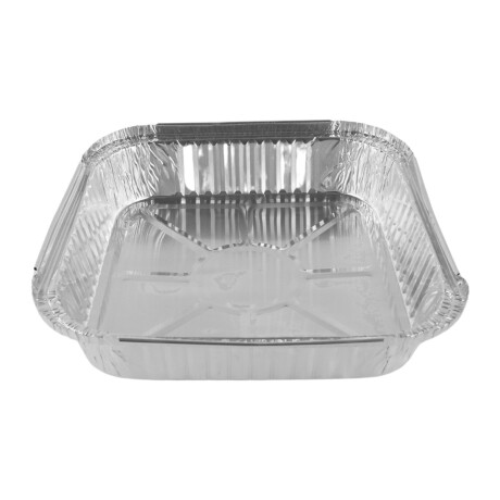 10 bandejas de aluminio cuadrada 18cm 10 bandejas de aluminio cuadrada 18cm