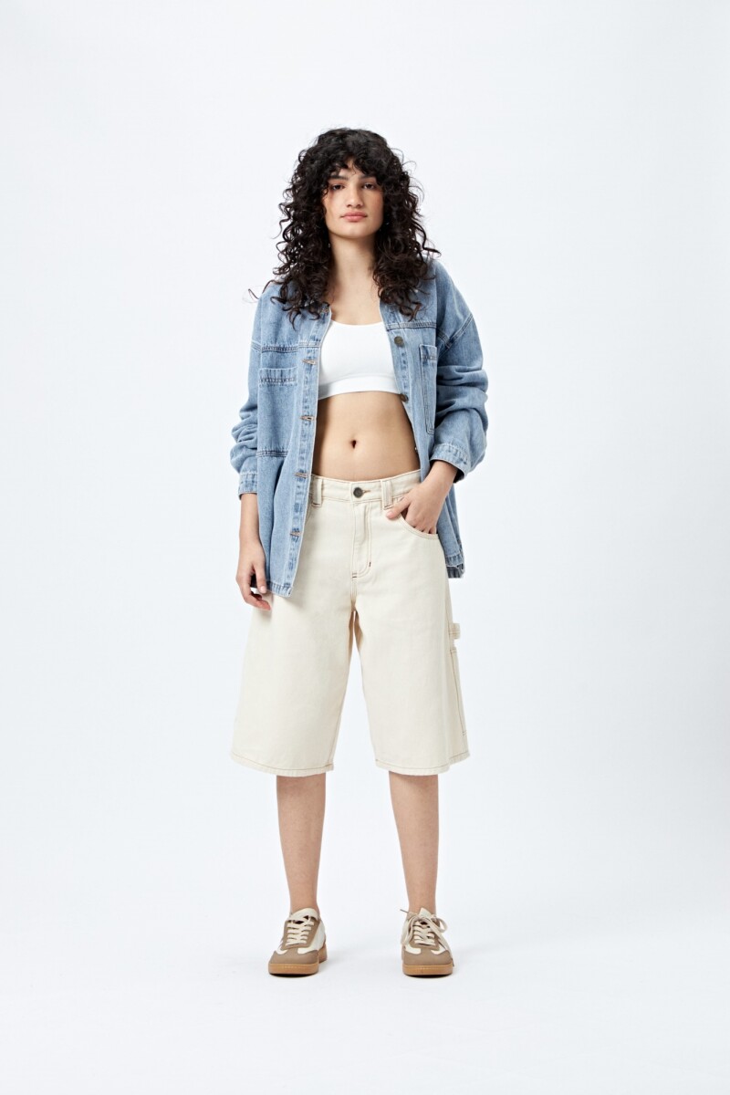 BERMUDA DETALLE Beige