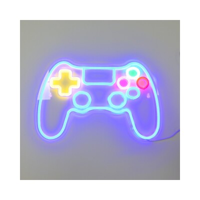 Cartel de neón diseño Joystick 40x25cm USB Cartel de neón diseño Joystick 40x25cm USB