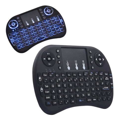 Mini Teclado Inalámbrico Touch Mouse Teclas Retroiluminada Mini Teclado Inalámbrico Touch Mouse Teclas Retroiluminada