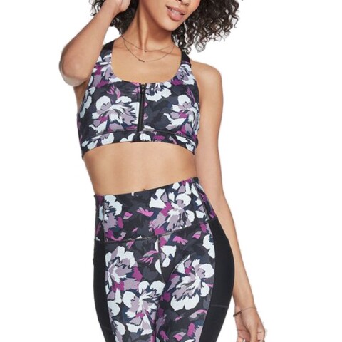 Top Skechers Orchid Bloom ZIP Negro