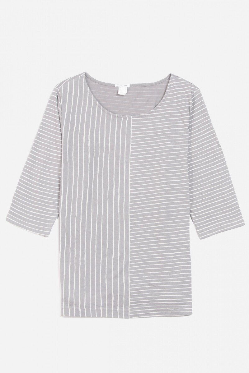 Remera manga 3/4 GRIS