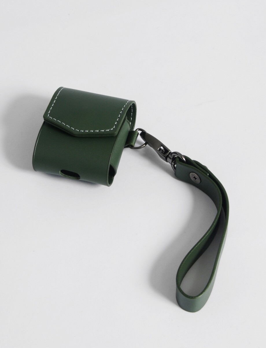 Estuche Airpod - verde ingles 