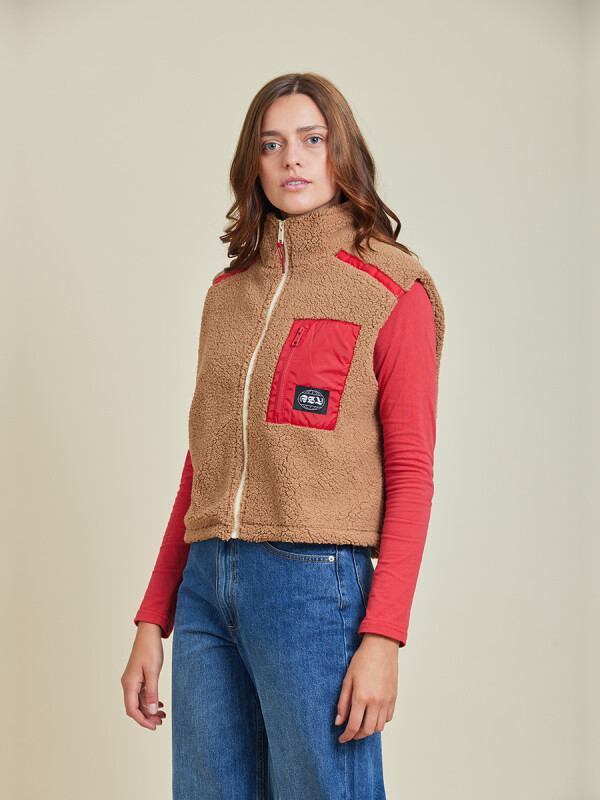 CHALECO UNAI RUSTY Caramelo