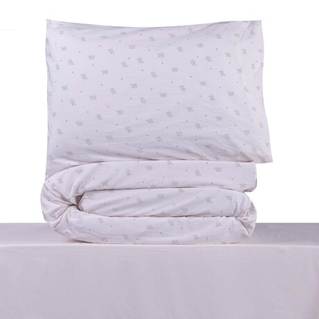 JUEGO SÁBANAS QUEEN ALGODON VERDE GREENLEAF 180H VERDE BLANCO