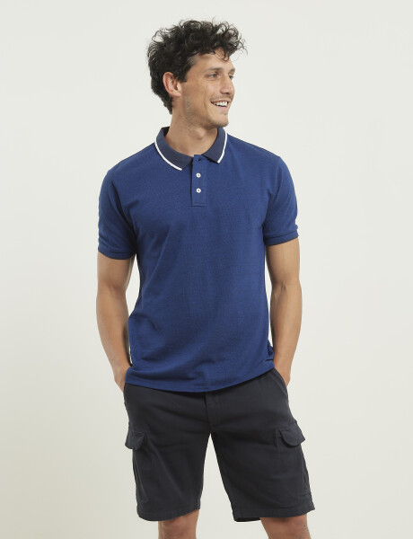 520906 REMERA NAVIGATOR Azul Piedra Melange